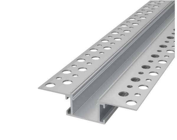 P15 LED Trockenbauprofil 2m Unterputz-Einbauprofil OHNE Abdeckung für LED-Strips