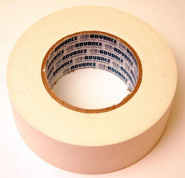 Gaffa-Tape Advance, weiß, 50m-Rolle