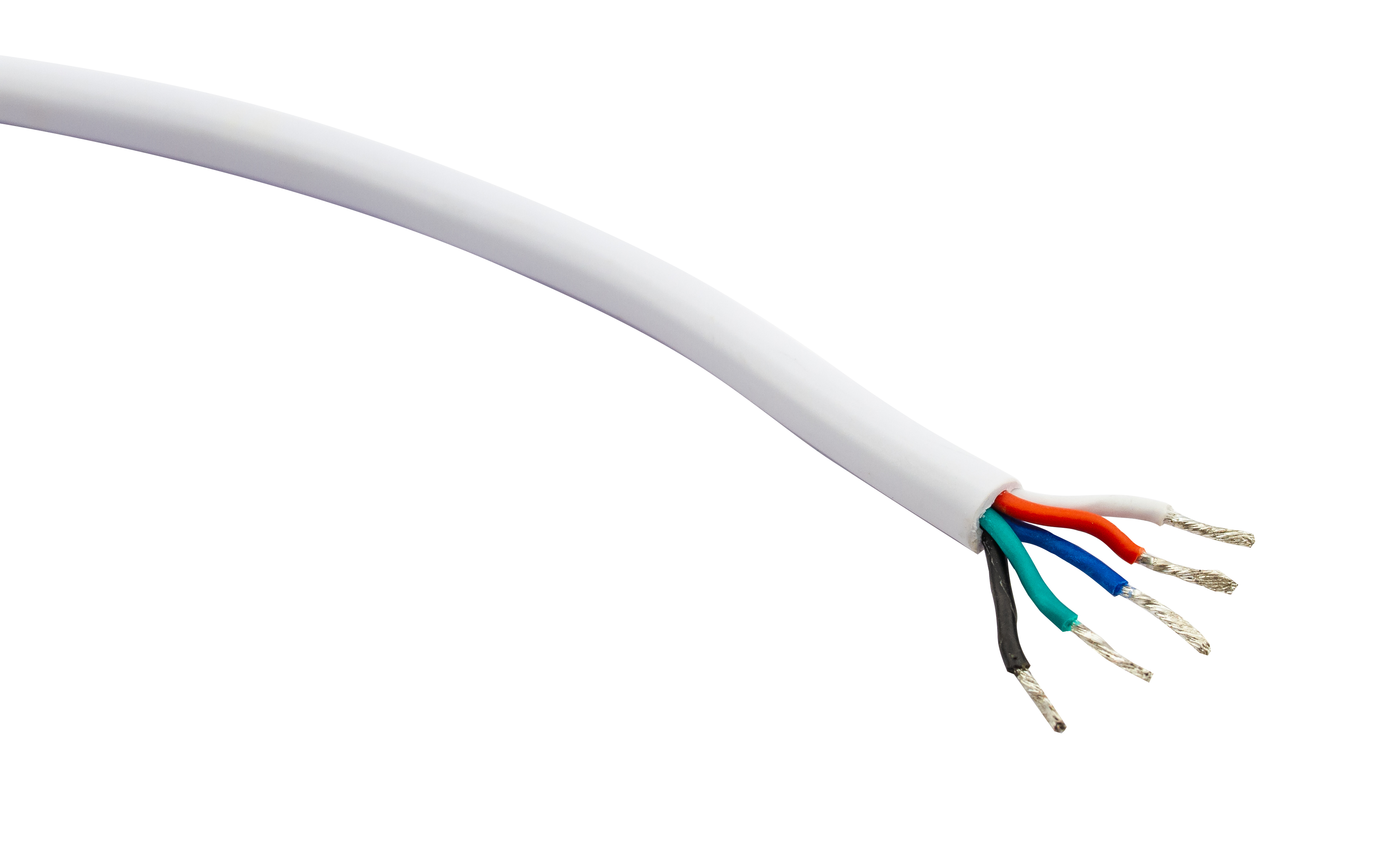 Meterware Verlängerung 5adrig für RGB+WW LED-Strips 5-adrig RGBW-LED-Kabel,  Litze, Litzenkabel AWG20, Verlängerungskabel, LED-STRIPS ZUBEHÖR