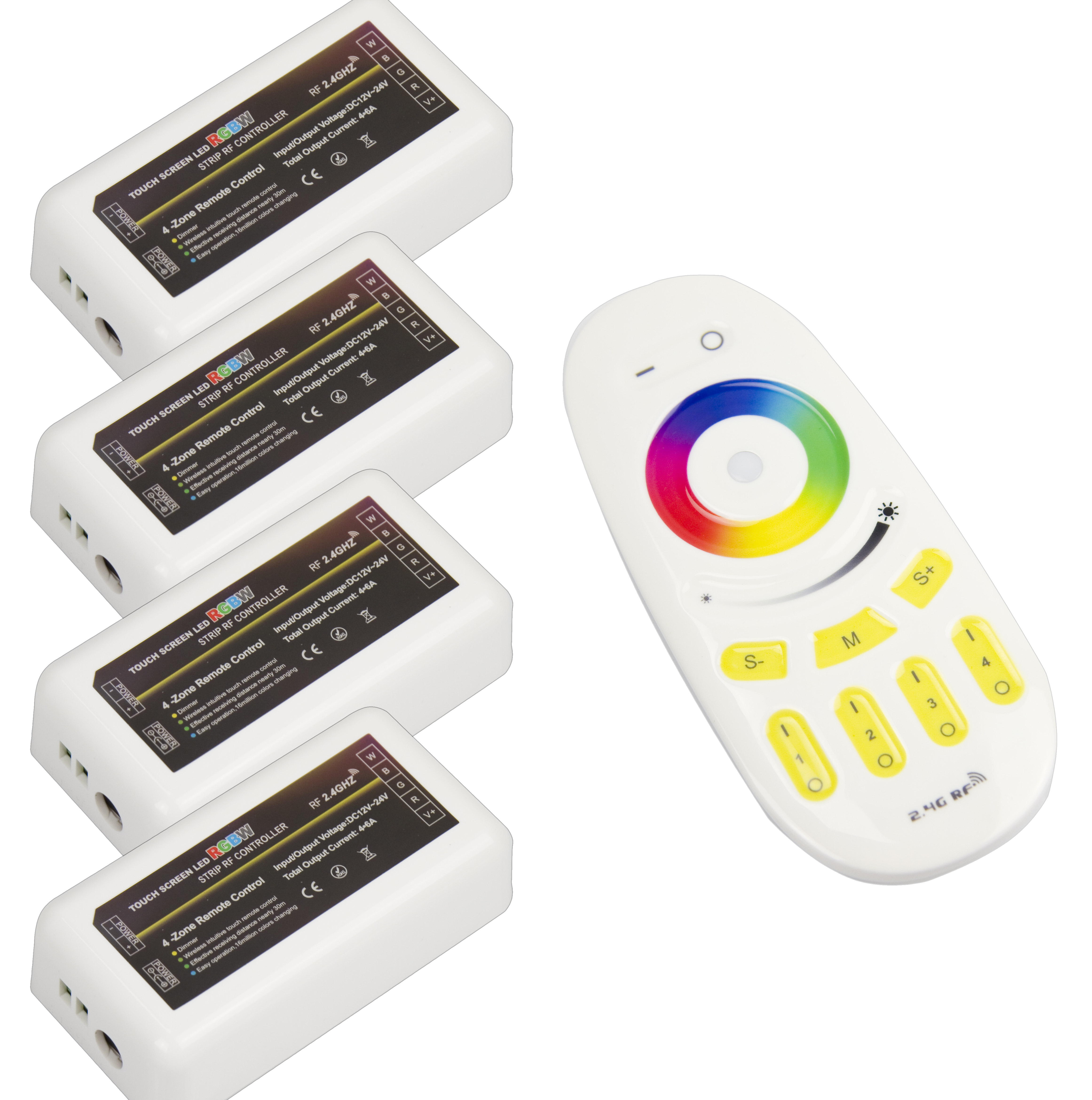 LED Streifen RGB-500 RF  Komplett-Set 5m, RGB + Weiß