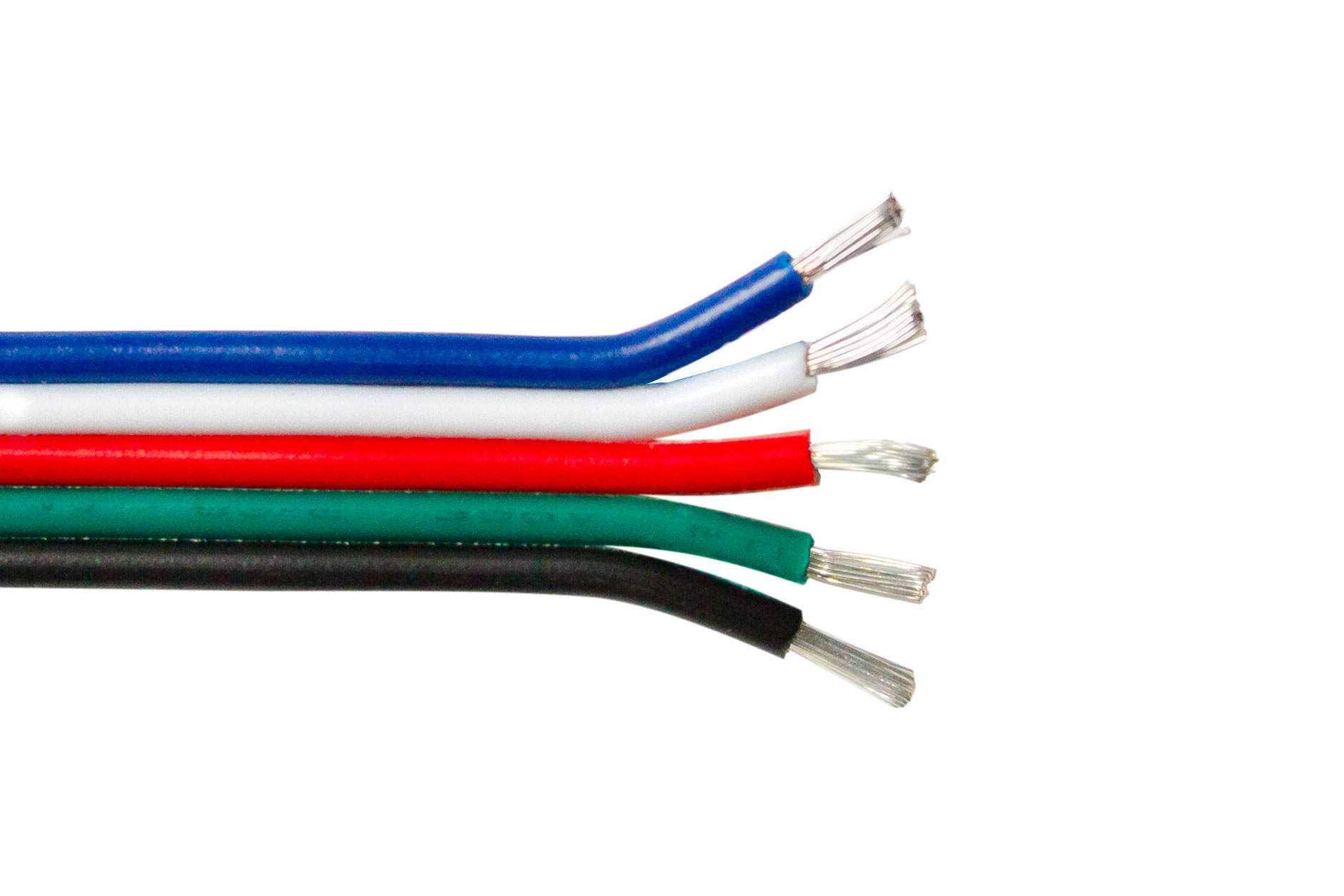 1,50€/m 5-100m LED-RGB Kabel Meterware ab Rolle RGB-Anschlusskabel für LEDs
