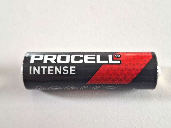 Duracell PROCELL INTENSE Alkaline Batterie 1,5V AA Mignon, LR6, PX1500