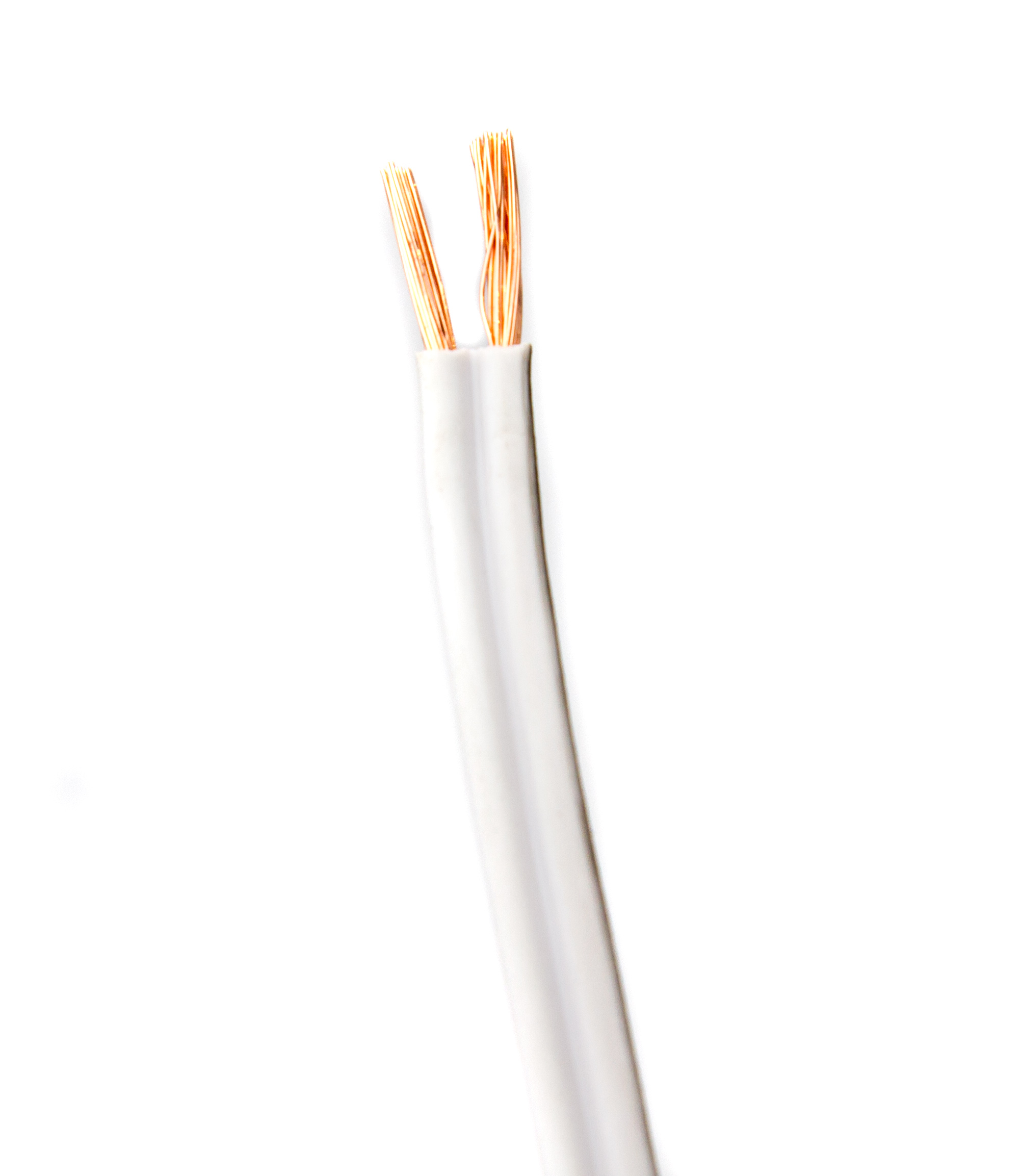 Zwillingslitze 2x 0,75 qmm, LIYZ weiß, 2-adriges Kabel, flexibles  Litzenkabel, Lautsprecherkabel, Kabel / Stecker / Zubehör, Abverkauf, SHOWTECHNIK