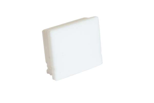 Rechteckige Endkappe für Outdoor LED Profil OLP-321 ohne Loch / Endstück LED-Leiste Feuchtraum