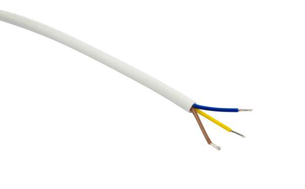 Meterware Kabel 3-adrig für LED-Strip "Sauna" (107168), Litzenkabel 3 x 0,5 qmm