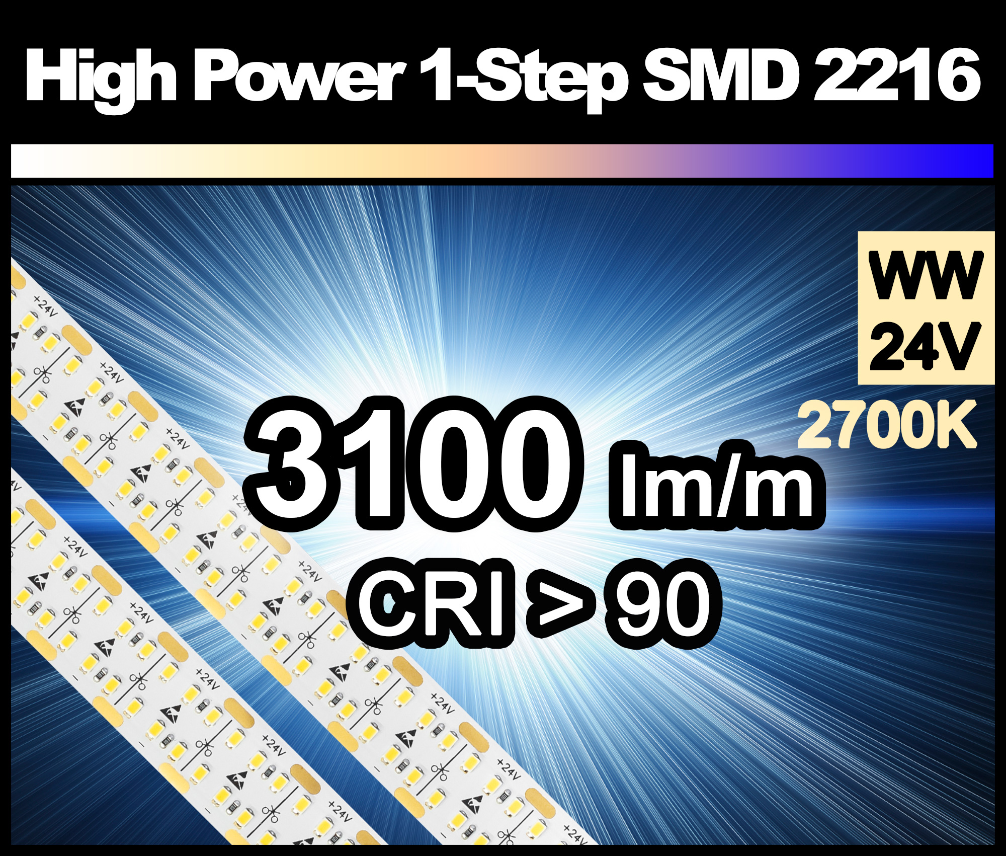 günstige LED-Streifen 2700K