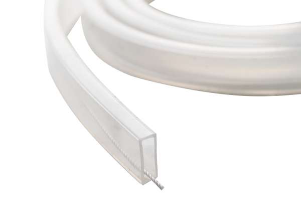 Meterware 8mm Silikon-Schlauch zur Aufnahme von 8 mm breiten LED-Strips / IP67 Zubehör wasserfest