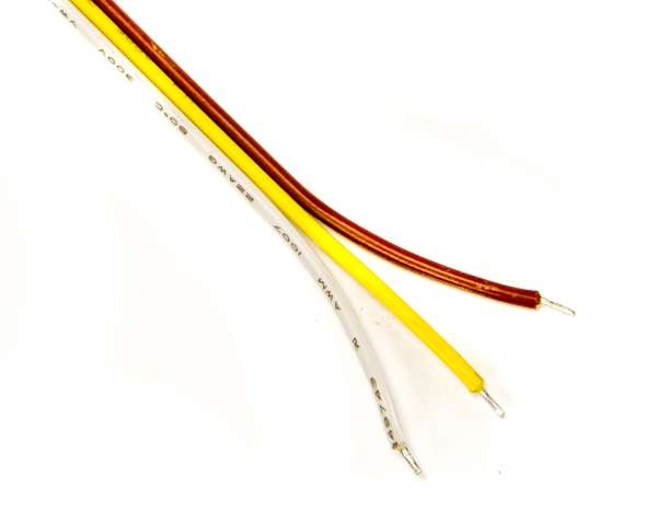 Meterware Verlängerung 3adrig für CCT LED-Strips 3-adrig CCT-LED-Kabel, Litze, Litzenkabel
