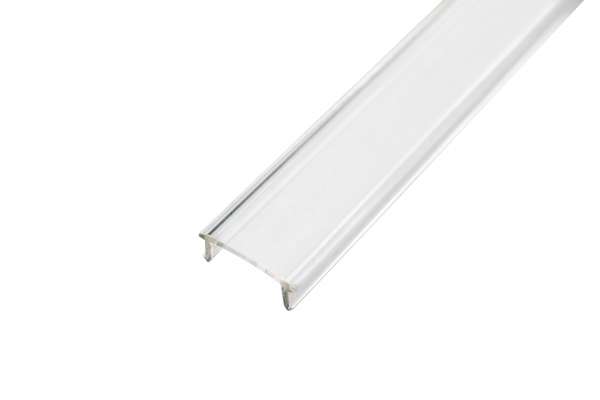 Abdeckung 2m KLAR für LED Alu-Profil / LED-Profil LAP-11, LAP-111, LAP-31 als Ersatz