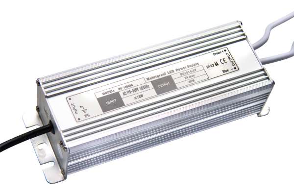 12V 60W DC Netzteil Outdoor für LED-Strips 5A Strip Trafo Treiber IP67 für Außeneinsatz