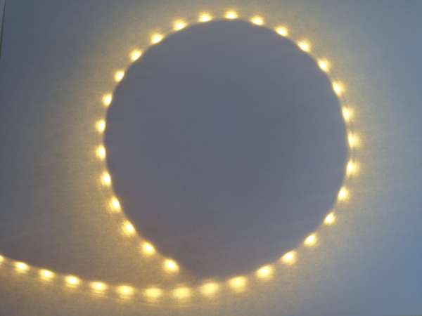 1m SMD 335 LED Strip IP67 warmweiß seitlich abstrahlend 12V Strip Flexband im Silikonschlauch, OUTDOOR