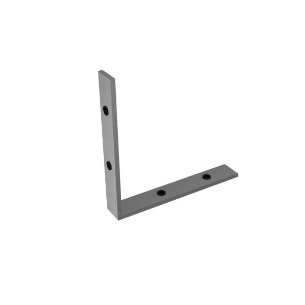 Eckverbinder 90° für LED Trockenbauprofil P15/16 Stabilisator 51,7 x 51,7 x 10 mm