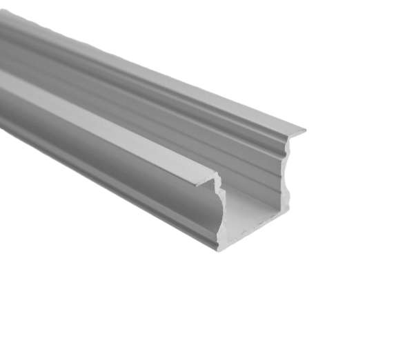 P7 LED Alu-Profil 2m Aluprofil / LED-Profil Einbauvariante tief OHNE Abdeckung für LED-Strips