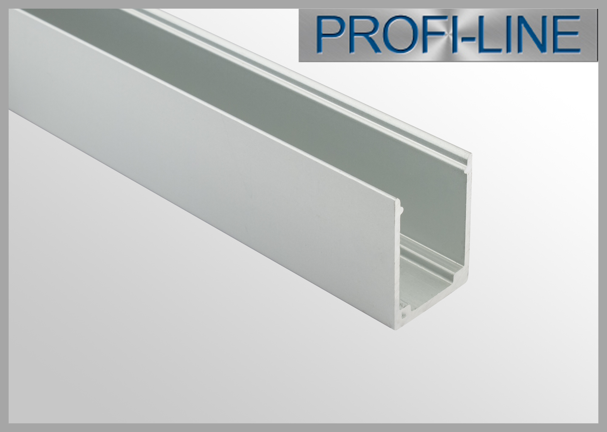 2m 5309 Profil Tangente Aluminium 2m für Streifen strip LED Hebel Rigida 2mt