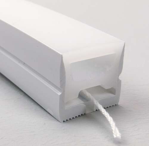 MUSTER 10 cm Flex Tube NEON-like Silikon-Schlauch 16 x 16 mm zur Aufnahme von bis zu 12 mm breiten LED-Strips / IP67 wasserfest