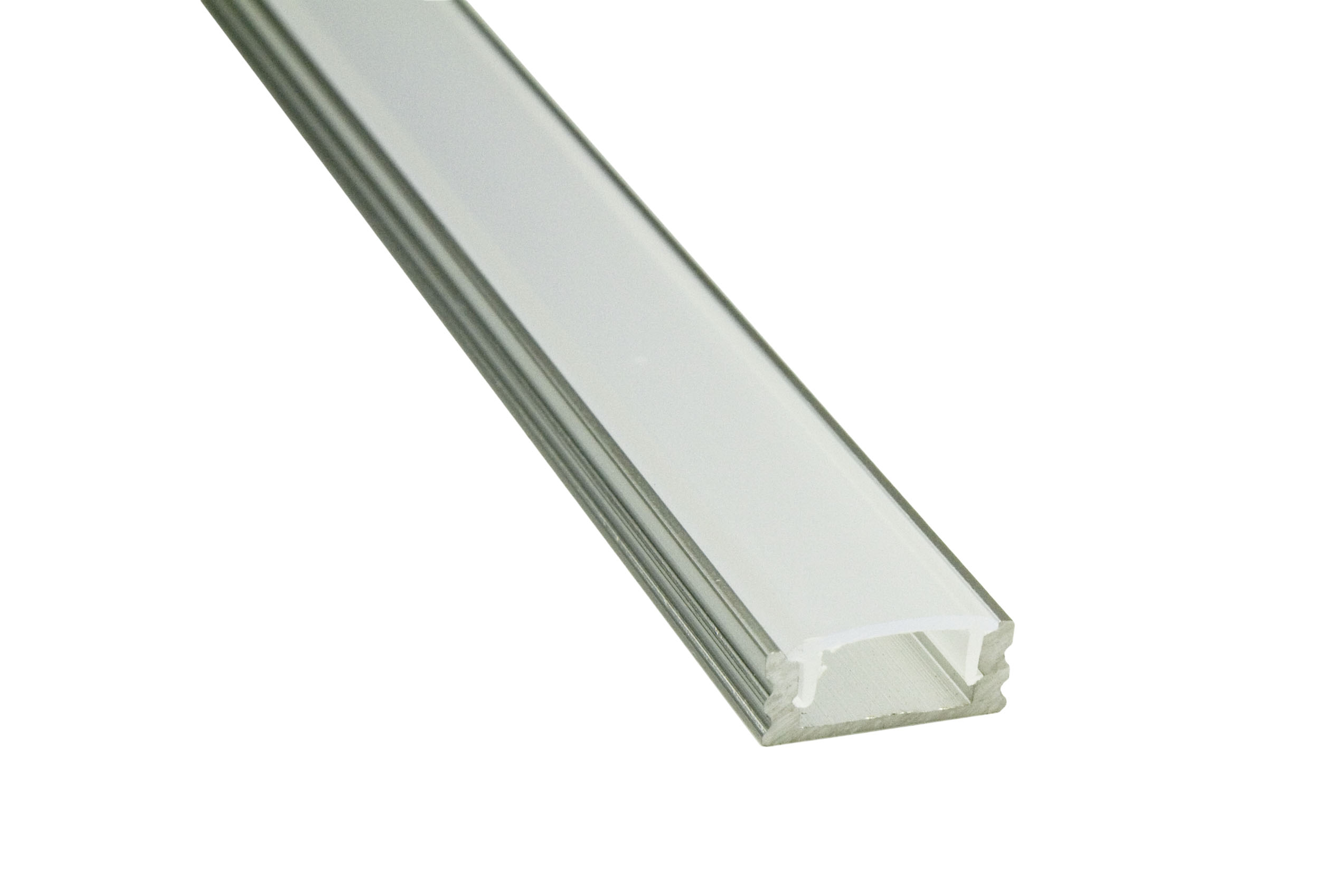 Abdeckung 2m OPAL für LED Alu-Profil / LED-Profil Eckprofil LAP-01