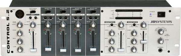 JB Systems Control 5.2 Dual Zone Mixer n.m.l