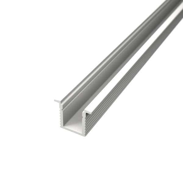 P11-2m LED MINI Alu-Profil 2m Aluprofil / LED-Profil Einbauvariante OHNE Abdeckung für LED-Strips