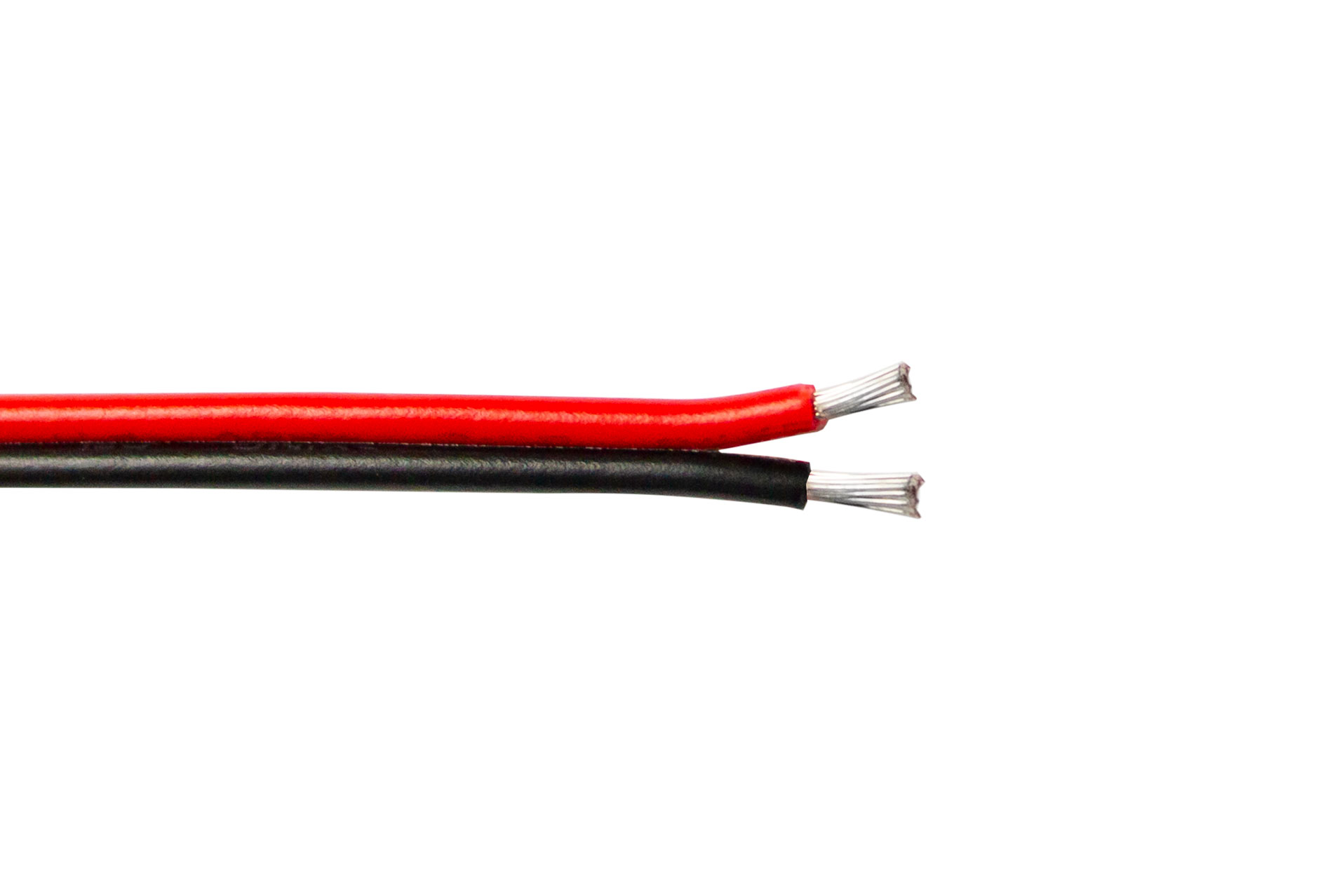 schwarz 2-adrig Litze 5-100m LED Kabel Zwillingslitze 2x 4,00mm² rot 1,19€/m