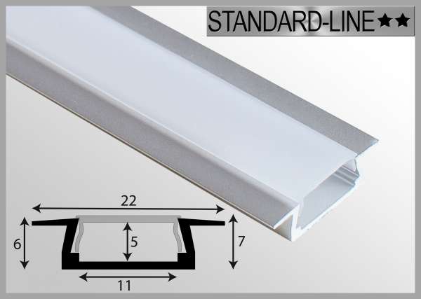 LED Enibauprofil, LED Profil Einbau