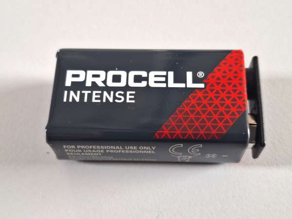 Duracell Procell Intense Alkaline Batterie 9V E-Block 6LR61 Blockbatterie